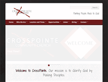 Tablet Screenshot of crosspointemi.com